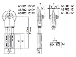 натяжитель цепи cht-asfr1 10 sv chiaravalli