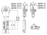 натяжитель цепи cht-asfr1 10 sv chiaravalli
