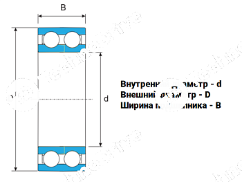 Подшипник 4312 LDI 