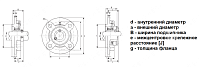 Подшипниковый узел UCFC208 HT2 (-30C +200C) LDI