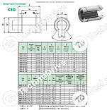линейный подшипник kbo2045pp nbs