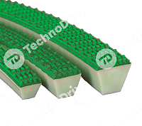 ремень клиновой с сердечником pu b\17 supergrip 88sha green npt