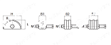 блок натяжителя цепи cht-go 1/2" d. m10 chiaravalli