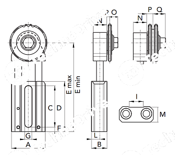 натяжитель цепи cht-astn2 3/4" z=15 chiaravalli