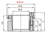 Картинка зажимная втулка rck71 85x125 (kldb085) npt зажимная втулка rck71 85x125 (kldb085) npt