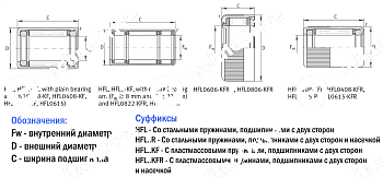 подшипник hfl 3530 ldi