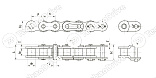 Звено соединительное 1.1205 A1 P.50X25 C.L. CHIARAVALLI