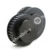 шкив зубчатый под расточку 21t5/18-2 al (php 21t5/18-2rsb) chiaravalli