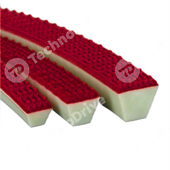 ремень клиновой с сердечником pu a\13 supergrip 88sha red npt