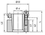 Картинка зажимная втулка rck70 120x165 (klda120) npt зажимная втулка rck70 120x165 (klda120) npt