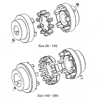 POLY-NORM 32 AR Ступица чугунная черн. отв. KTR