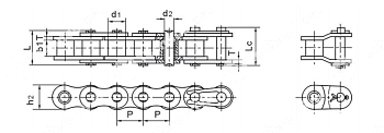 Звено соединительное 04B-1G PIZZIRANI