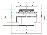 Картинка Гильза GIFLEX GFA-25 ACC.(00202510) (BOWEX 25) CHIARAVALLI Гильза GIFLEX GFA-25 ACC.(00202510) (BOWEX 25) CHIARAVALLI
