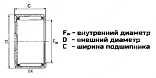 Картинка подшипник bk1210 ldi подшипник bk1210 ldi