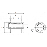 линейный подшипник kbs2045pp nbs
