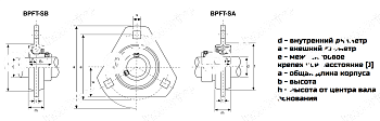 Подшипниковый узел BPFT 205/SB 205 LDI KIT BOX