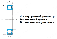 Подшипник NUP 2203-ECJ LDI