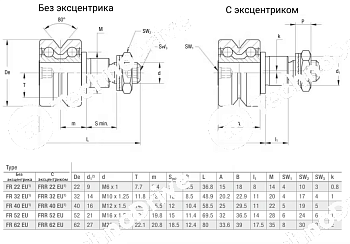 Подшипник FR 22 EI NPT 