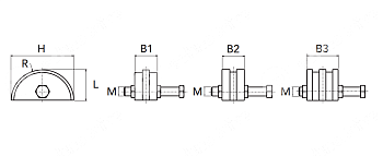 блок натяжителя цепи cht-go 1"1/4 d. m20 chiaravalli