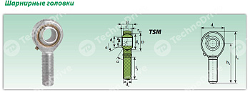 Шарнирный наконечник TSM17 ISB