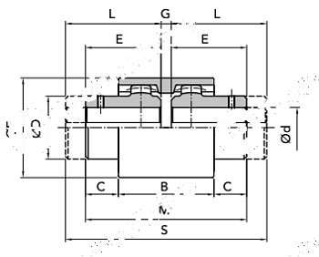 Гильза GIFLEX FBX-38 нейлон (BOWEX 38) CHIARAVALLI