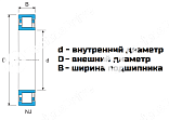 Подшипник NJ 213-ECJ LDI