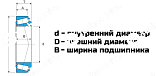 Подшипник 32210 LDI