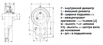 Подшипниковый узел UCFB 206 LDI