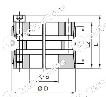 зажимная втулка rck11 70x110 (klee070) chiaravalli