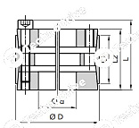 зажимная втулка rck11 35x60 (klee035) chiaravalli