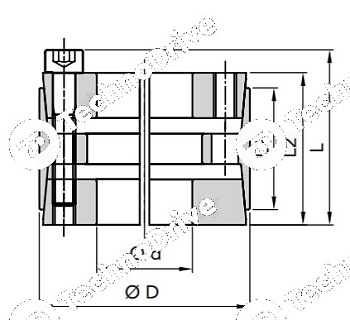 зажимная втулка rck11 45x75 (klee045) chiaravalli