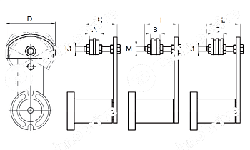 натяжитель цепи cht-ege 3 3/4" s. chiaravalli