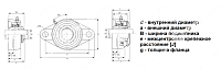 Подшипниковый узел UKFL 218 + H 2318 LDI