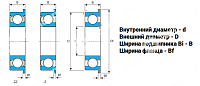 Подшипник F626-ZZ LDI 