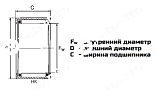 подшипник hk 5025 ldi