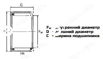 подшипник hk 5025 ldi