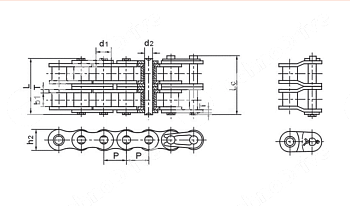 Звено переходное 04B-1F PIZZIRANI