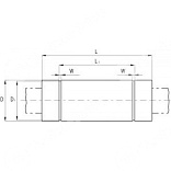 линейный подшипник kb4080pp nbs