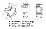 Подшипник STO 30 ZZ (NAST) LDI 