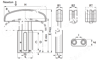 натяжитель цепи cht-asga3 1"s. chiaravalli