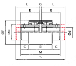 Гильза GIFLEX GF-14 нейлон CHIARAVALLI