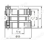 зажимная втулка rck11 45x75 (klee045) npt